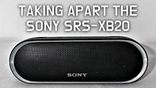 Sony SRS-XB20 Complete Teardown & Disassembly of Bluetooth Speaker