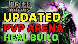 POST NERF PVP Arena HEALING Build | Bow/Wand | Throne and Liberty