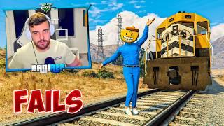 Los FAILS MAS LOCOS de DANIREP en GTA 5 ONLINE