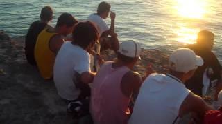 Sunset singalong in Salvador da Bahia