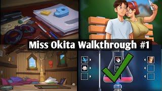 Miss Okita Full Walkthrough Part 1|| Miss Okita Complete Storylines In Summertime Saga