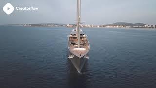  Luxury Yachts Stock Footage | DJI Mavic Pro 4K Royalty free stock video footage