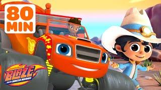 Blaze's Transformations, Kid Cowboy's Races, & Rescue Missions!  | Blaze and the Monster Machines