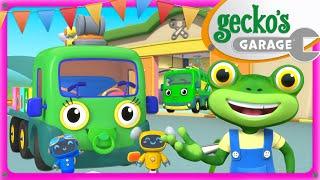 Baby Truck's Green Makeover | Gecko's Garage | Trucks For Children | Cartoons For Kids