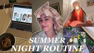 MY SUMMER NIGHT ROUTINE 
