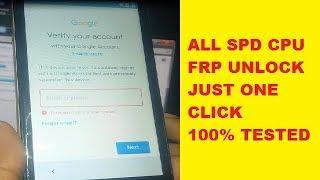 All spd cpu frp unlock google account bypass just one click with tool 100%tested latest 2019