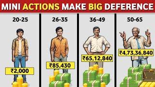 How small actions can make BIG deference in your life | Small actions massive result |