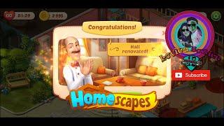 Homescapes - Whole Story and All Renovations - All Tasks - Level 1 - 100 - Part 1