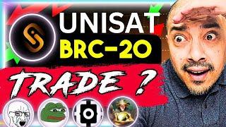 How to trade BRC20 tokens on Unisat marketplace?