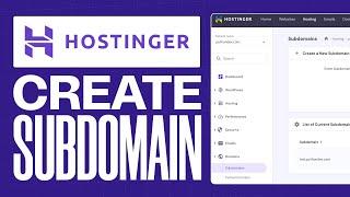 How to Create a Subdomain with Hostinger 2024 (Step by Step)