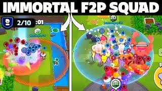 I Busted Whole Lobby With Immortal F2P Squad in Squad Busters - (F2P #4)