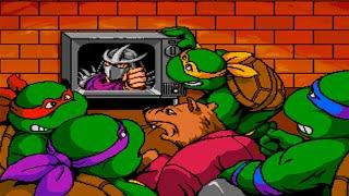 TMNT - Turtles in Time All Bosses (No Damage With Ending) Arcade