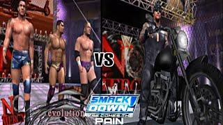 WWE Undertaker vs Evolution HCTP PCSX2 | SmackDown Here comes the Pain