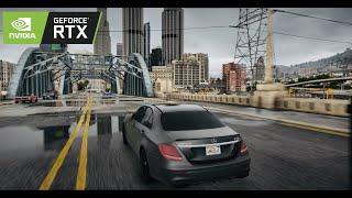 ◤ GTA V 8k Resolution  Mercedes E63 AMG S - BRUTAL Sound  GEFORCE RTX™ 2080 Ti & i9-9900k