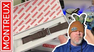 Ooh la la! Unboxing all 4 colors of Montreux, French Epsom leather watch straps