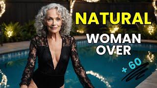 Natural Older Woman Over 60 Attractively Dressed Classy Natural Older Ladie Over 60Fashion Tips #28