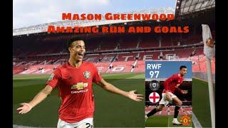 #3 Mason Greenwood Pes 2021 - Amazing skills and goals - Manchester United scoring machine