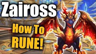 How To Rune Fire Dragon (Zaiross) Summoners War