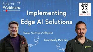 Implementing Edge AI Solutions with Arduino Pro’s Giampaolo Mancini – Webinar