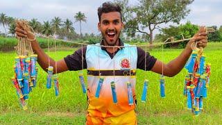 லட்சுமி வெடி தோரணம்..... Making & Bursting ||கட்டி வெடிக்கலாம் வாங்க! || Village Fun