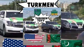 New York da Turkmenler 2018 Amerikada Turkmen toyy bet kejewe hokman seredin