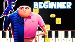 Double Life From Despicable Me 4 - Pharrell Williams | Beginner Piano Tutorial | Easy Piano