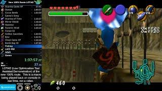 Ocarina of Time 100% New Route LOTAD in 2:57:59 [commentated]