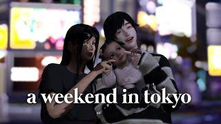 a weekend in tokyo - shin & maya | the sims 4