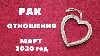 РАК. ТАРО-ПРОГНОЗ на ОТНОШЕНИЯ. МАРТ 2020Г.