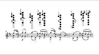 Henri Veiuxtemps - 36 Etudes N°9 for Clarinet solo with multiphonics