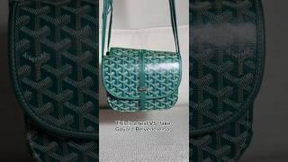 REAL vs FAKE GOYARD Belvedere bag #goyard #luxury #authenticity