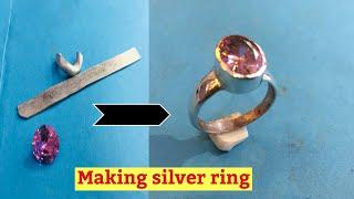 Handmade Silver Ring | Making Silver Ring | How to Make Silver Ring