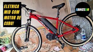 BICICLETA ELETRICA MID DRIVE COM MOTOR DE CUBO!