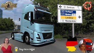 Euro Truck Simulator 2 (1.53) VOLVO FH Aero 2024 Delivery to Germany Rework + DLC's & Mods