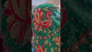 Bridal Embroidery Blouse by Vidhya's Comfort Designs | Latest Blouse Designs #embroidery #blouse
