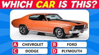 Can You Name These Classic Cars? Most People Can’t!