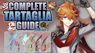 TARTAGLIA / CHILDE - COMPLETE GUIDE - 3/4/5 Weapons, Mechanics, Artifacts, Comps | Genshin Impact