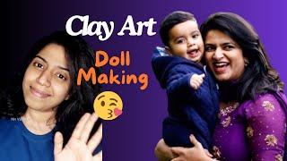 Doll Making | Clay Art | Sculpting | Levikuttan | @LintuRony  Niv Vin Arts