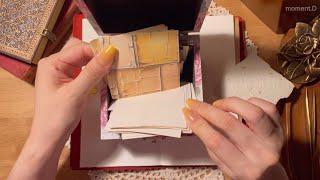 ASMR 그런지 느낌으로 다이어리 꾸미기 Grunge mood🪑 Art Journaling #scrapbooking #papertherapy #コラージュ #collage 다꾸