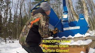 512 KINCO Buffalo Skin Work Gloves. Winter Work Glove Series- Part 3. outdoors