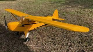 Maiden Flight with the Scale J-3 Piper Cub 1800mm RC Airplane