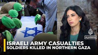 Four Israeli soldiers killed in Hamas ambushes as pressure mounts on Netanyahu over Gaza war