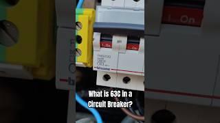 What is 63C in a Circuit Breaker? #circuitbreaker #electrician #electrical #electricalengineering