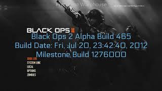 Call Of Duty: Black Ops 2 Pre-Alpha Showcase