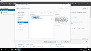 Installing the WSUS Role (Windows Server Update Services)