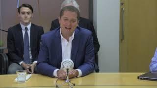 Conservative Party Leader Andrew Scheer speaks with the Star about the future of young families