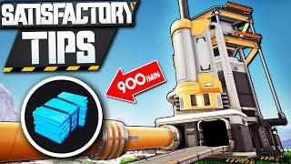 300 Crude Oil  900 RUBBER or PLASTIC! - Satisfactory Refinery Setup Tutorial Guide