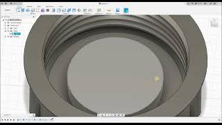 Fusion 360 моделирование резьбовой пробки для канистры. Настройка печати в Ultimaker Cura для PetG