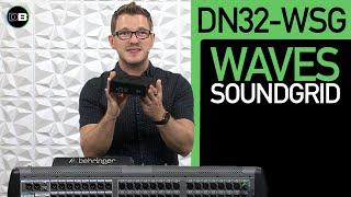 Klark-Teknik DN32-WSG SuperRack SoundGrid on Behringer X32 - Install & Use