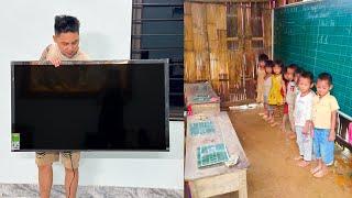 Monkey Kaka charity team buys TVs to donate to highland classrooms